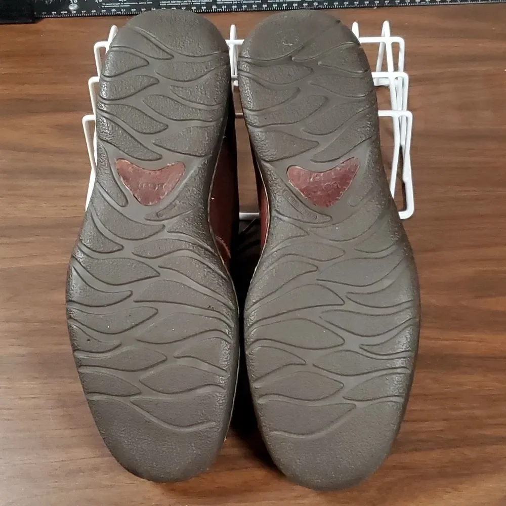 BORN H11806 Mens Ridgeway Cinnamon Brown Leather Oxfords Shoes‎ Size 11½